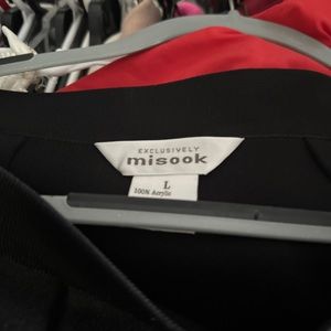 Misook black skirt L